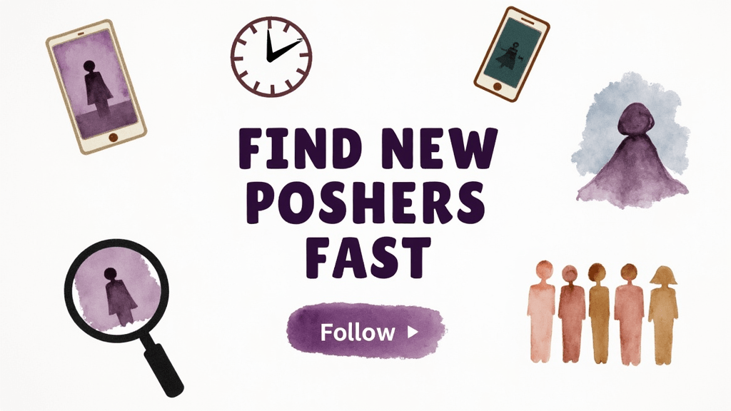 How to quickly find new poshers on Poshmark