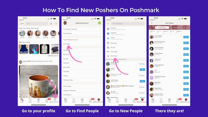 How To Find New Poshers On Poshmark