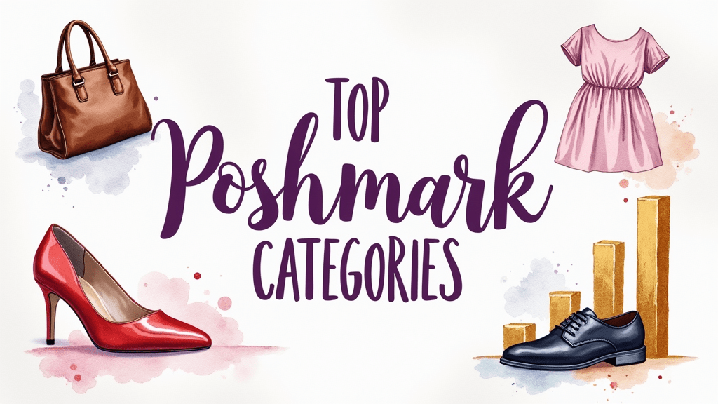 Top categories on Poshmark [real data]